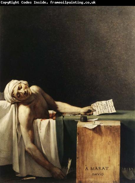 Jacques-Louis David Marat Assassinated in His Bath